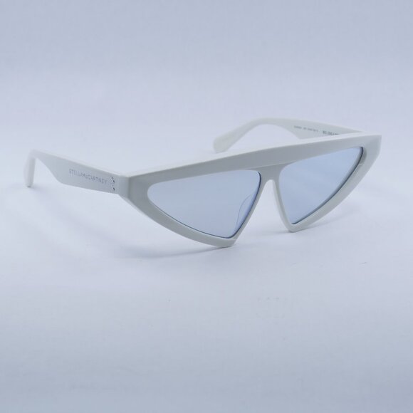 🕶️ New Stella McCartney SC40045I 25C Sunglasses - White Frame, Silver Lenses - Picture 1 of 10